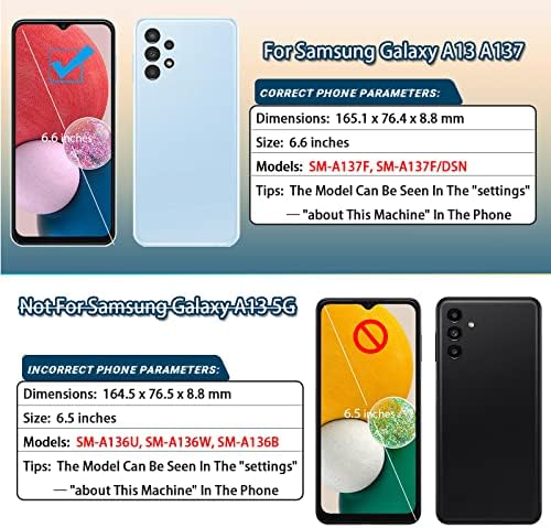 YWLRONG Kijelző Samsung Galaxy A13 SM-A137 Képernyő Csere-Touch LCD Kijelző Digitalizáló Közgyűlés a A137 A135 Kit-tel(Nem