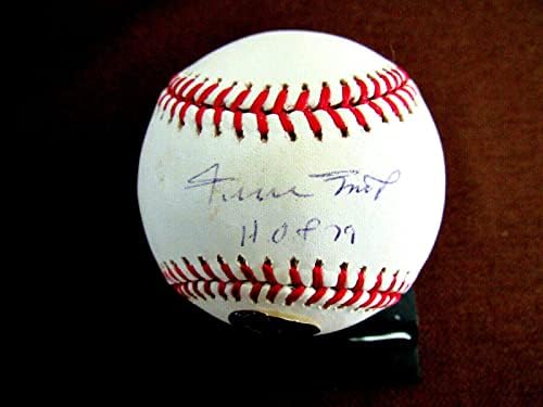 Willie Mays Hof 79 New York Giants Mets 600 Hr Klub Írta Alá Auto Oml Baseball Szövetség - Dedikált Baseball