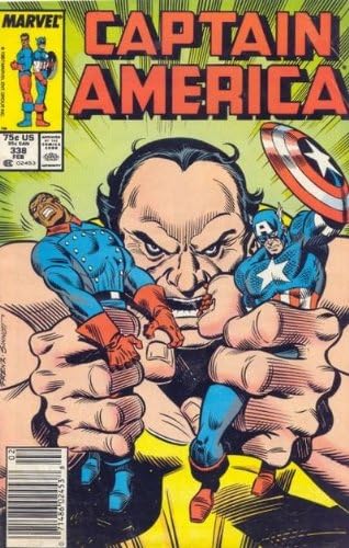 Amerika kapitány (1 Sorozat) 338 (Újságos) VF/NM ; Marvel képregény | Mark Gruenwald