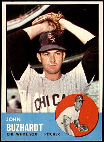 1963 Topps 35 John Buzhardt Chicago White Sox (Baseball Kártya) NM/MT White Sox