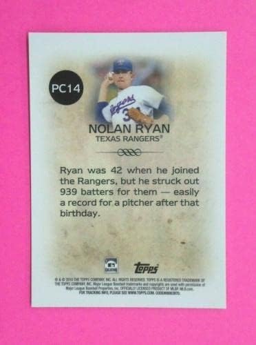 Nolan Ryan 2010 TOPPS LEGENDÁK PLATINUM CHROME Kártya PC14 RANGERS - Asztalon Baseball Kártyák