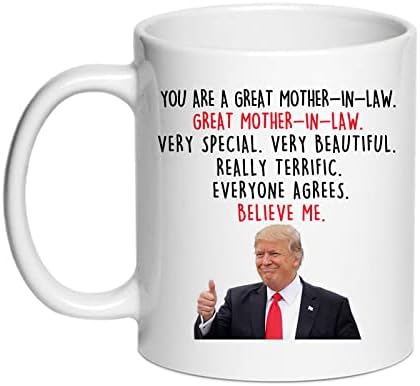 SIUNY Donald Trump Anya-In-Law Bögre Kávé - Újdonság, Te, Jó Anya-In-Law Trump Ajándék Bögre - anyós Vicc Ajándékok