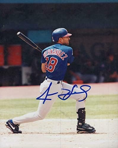 José Hernandez Chicago Cubs Aláírt Dedikált 8x10 Fotó W/Coa - Dedikált MLB Fotók