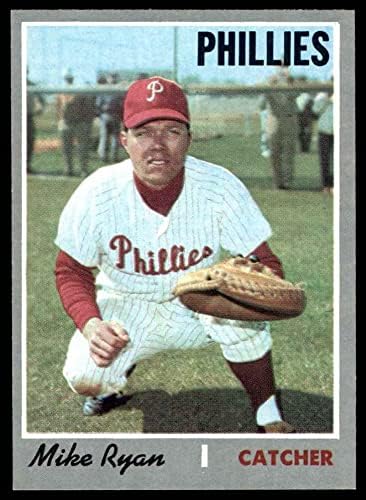 1970 Topps 591 Mike Ryan Philadelphia Phillies (Baseball Kártya) NM/MT Phillies