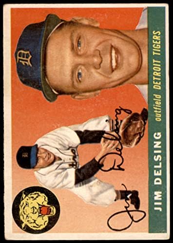 1955 Topps 192 Jim Delsing Detroit Tigers (Baseball Kártya) JÓ Tigrisek