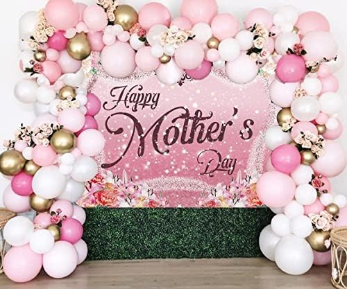 Boldog anyák napját Hátteret, Rózsaszín Virágok Színes Szegfű Virág Csillogó Csillag Háttér Nők Nagyi anyák Napja Parti