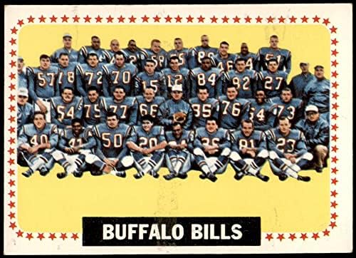 1964 Topps 43 Buffalo Bills Csapat Buffalo Bills (Foci Kártya) VG Számlák
