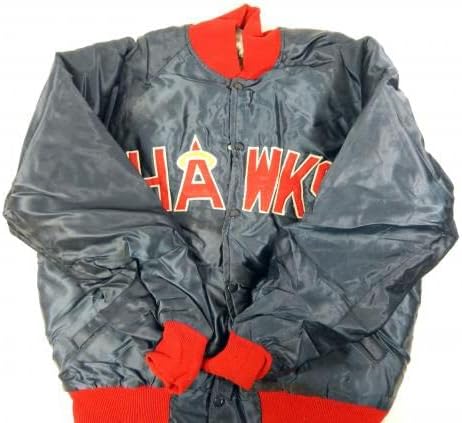 1990-es években Boise Hawks 25 Játékban Használt Kék bemelegítés Kabát DP40545 - Játék Használt MLB Mezek
