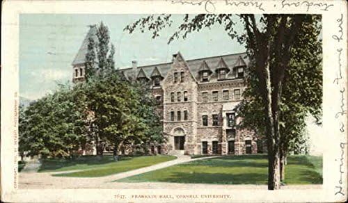 Franklin Hall, Cornell Egyetem, Ithaca, New York, NY Eredeti Antik Képeslap