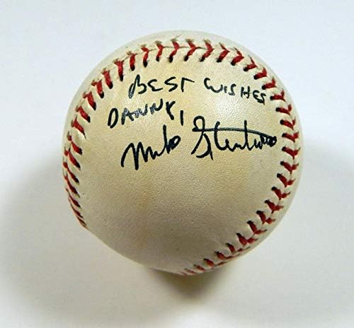 Mike Stenhouse Aláírt Baseball Auto DP03948 - Dedikált Baseball