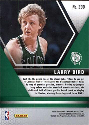 2019-20 Panini Mozaik 290 LARRY BIRD Hall of Fame-Boston Celtics-Kosárlabda