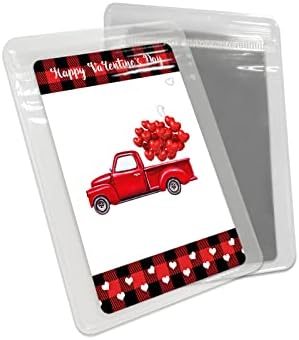 OComster Piros Autó szeretettel Léggömb Kompakt Tükör Tömeges Mini Kártya Tükör, Piros Csipke Boldog Valentin Napot