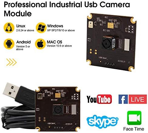 13mp USB Kamera Modul Mikrofon Autofókusz Audio Video Webkamera Testület a Számítógép Mini UVC USB2.0 PC Kamera, Ipari