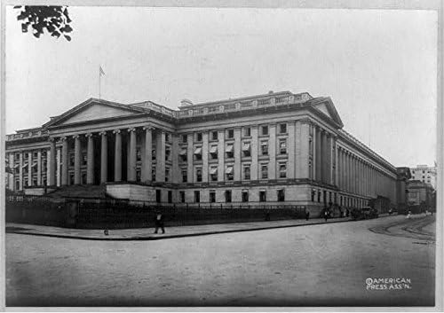 HistoricalFindings Fotó: Osztályán Treasury Épület,Washington,DC,1910,Külső