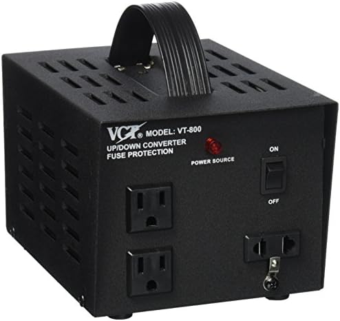 VCT VT-800 nagy teljesítményű Transzformátort 800 Watt Lépés Fel/Le Átalakító 110 Voltos - 220V / 240 Voltos