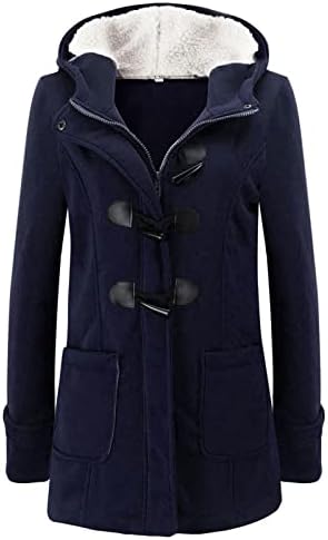 YUTANRAL Téli Kabátok Női,Hosszú Ujjú Divat Zip kapucnis felső Alkalmi Bő, Kényelmes Plus Size Sherpa Kabát Zsebekkel