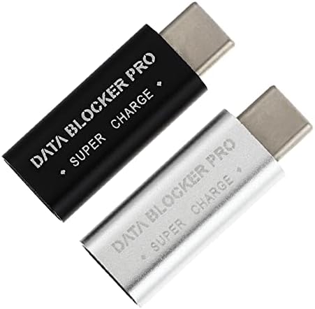 SHERCHPRY USB Adapter, 2DB USB-C-Adatok-Blokkoló, USB-Blokkoló, Megakadályozza a Lé Emelési Adapter, a Férfi-Nő Adapter,