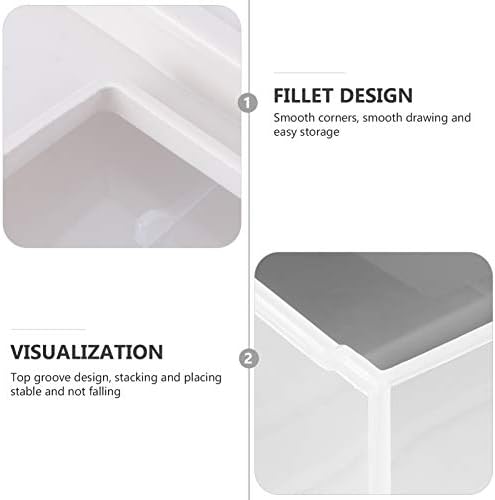 Alipis 1db dobozban, Egymásra Fürdőszoba Egyszerű Látható Fehérnemű Szövet Jogosultja Asztal, Műanyag Fiók Ládákat L