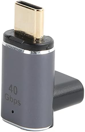 USB-C Mágneses Adapter, derékszögű, USB C Mágneses Adapter 40Gbps Laptop Transzfer