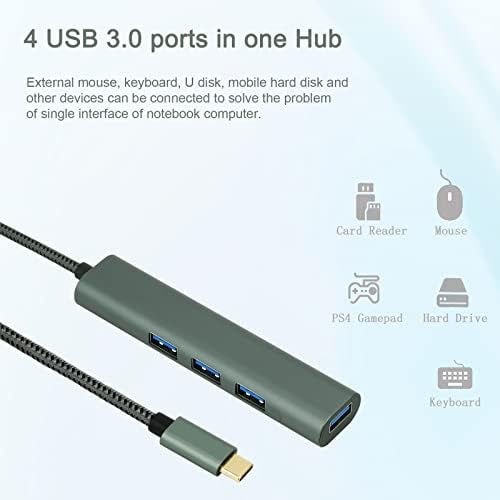 USB-C Hub 4-az-1 - Ultra Vékony Hordozható Adatok Bővítő Fokozott Kapcsolatok, Mind Az Eszközök - Maradjon Kapcsolatban