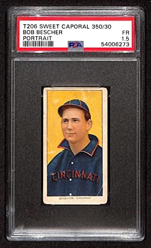 28 Bob Bescher Portré - 1909 T206 Baseball Kártyák (Csillag) Osztályozott PSA 1.5 - Baseball Kártyák