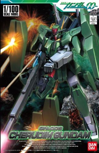 Gundam 00: Cherudim Gundam Modell Kit 1/100 Skála 14