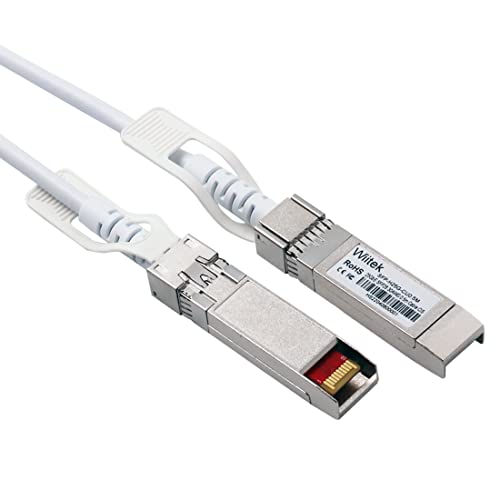 [Fehér Színű] 25GbE SFP28 Passzív Réz Kábel, 0,5 Méter 25GBASE-CR SFP28 DAC Kábel, Kompatibilis a Cisco SFP-H25G-CU0.5M,