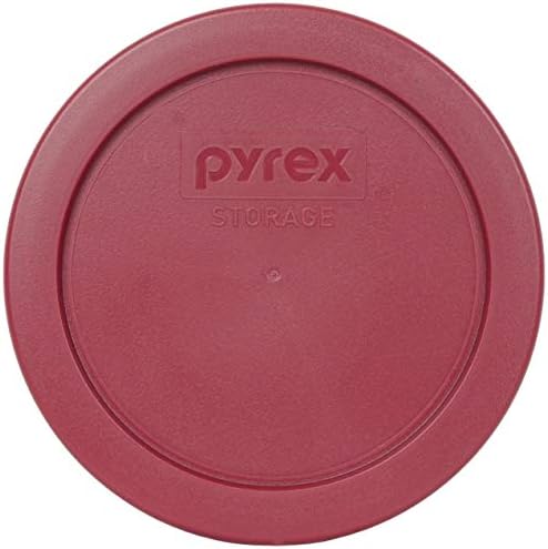 Pyrex 7200-PC Bogyó, Piros Műanyag Élelmiszer-Tároló Csere Fedél - 2 Csomag Készült az USA-ban