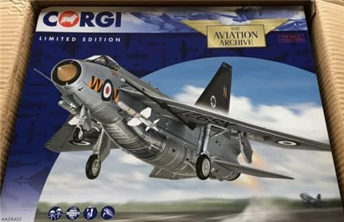 a Corgi English Electric Lightning F. 6, RAF Sz 74 Század ?A Tigrisek? 1/48 FRÖCCSÖNTÖTT Repülőgép Előre épített Modell