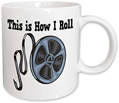 3dRose, hogy Hogyan Roll Film Film Kazetta Design - Bögrék (mug_102536_1)