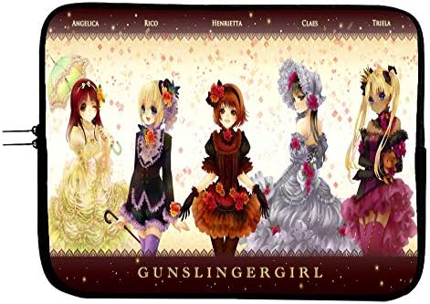 Gunslinger Girl Anime Laptop Sleeve, Anime Laptop Sleeve & Tablet Esetben, Lenyűgöző Anime Laptop Védő Táska
