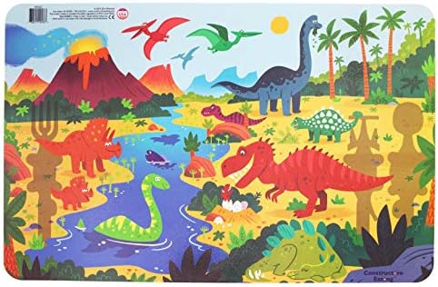 Konstruktív Eszik Készült az USA-ban Dinoszaurusz Alátét a Kisgyermekek, Csecsemők, Babák, Gyerekek - Készült Anyagok