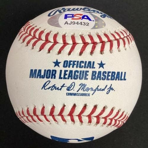Mike Pisztráng Aláírt Baseball OML Angyalok Autogramot All-Star ROY SS MVP PSA/DNS - Dedikált Baseball