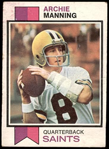 1973 Topps 125 Archie Manning New Orleans Saints (Foci Kártya) FAIR Szentek Ole Miss