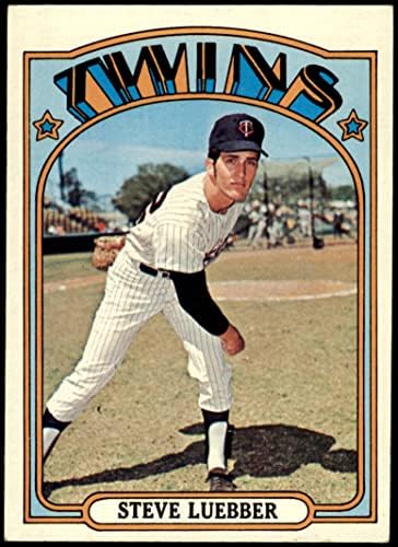 1972 Topps 678 Steve Luebber Minnesota Twins (Baseball Kártya) EX Ikrek