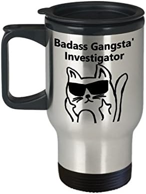 Kemény Gangsta' Nyomozó Kávés Bögre