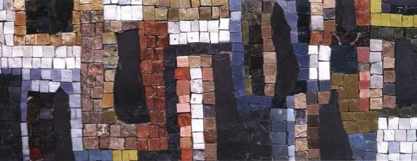 A Város Absztrakt Mozaik Design | Csodálatos Mozaik Wall Art | Mozaik Képet A Mozaikok Labor | Kézzel Készített Márvány