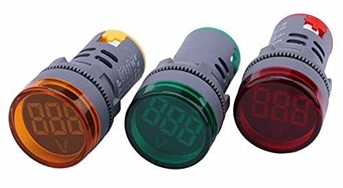 EZZON LED Kijelző Digitális Mini Voltmérő AC 80-500V Feszültség Mérő Mérő Teszter Voltos Monitor világítás (Színe :