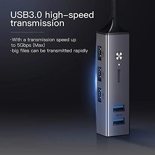 WPYYI USB 3.0 C Típusú Hub Elosztó ，Multi-Interfész Univerzális USB Elosztó Egy-Négy Adapter 3.0 nagysebességű c-Típusú