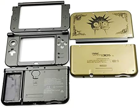 New3DSXL Extra Ház Kagyló Arany Színű Csere, Kompatibilis a Nintendo New3DS Új 3DS XL LL New3DSLL, Személyre szabott