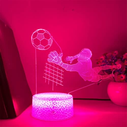 3D Foci Foci Éjszakai Fény Led Touch Kapcsoló Dekor Asztal, Íróasztal Optikai Illúzió, Lámpák 7 színváltó LED Lámpák