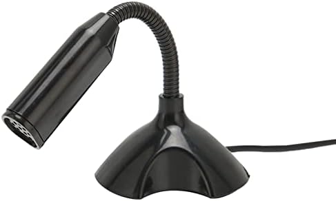 Jopwkuin USB Mikrofon, 360 Fokos többirányú Mikrofon zajszűrő Asztali Kondenzátor Mikrofon, Plug and Play, PC Podcast