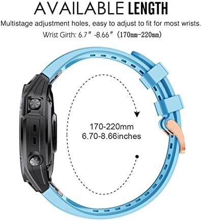 BAHDB Szilikon Okos Watchband A Garmin Fenix 7 7 X 7-ES 6X 6 Pro 5X 5 Plusz 3HR Easy Fit gyorskioldó 20 26 22mm Karszalag