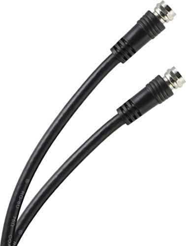 GE 73281 25-Méter RG6 Video Kábel, Fekete (Megszűnt Gyártó által)