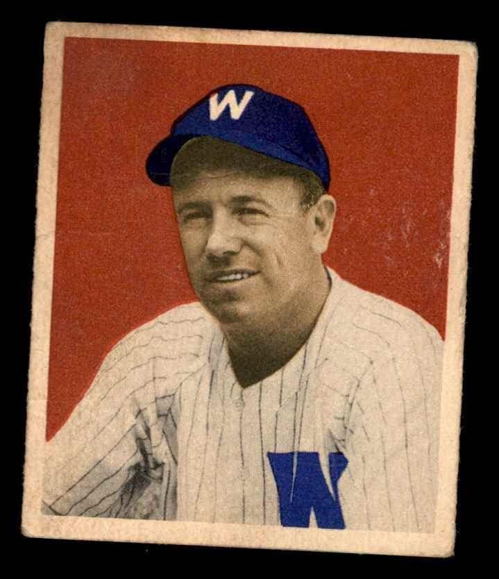 1949 Bowman 74 Tom McBride Washington Senators (Baseball Kártya) VG Szenátorok