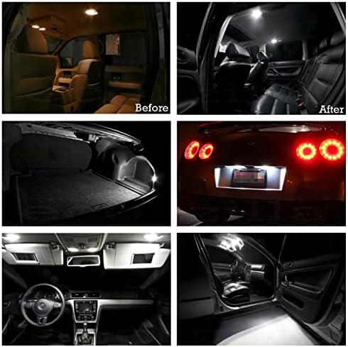 11pcs Fehér LED Belső Világítás Izzó Készlet Hyundai Genesis Coupé 2010 2011 2012 2013 2014 2015 Szuper Fényes