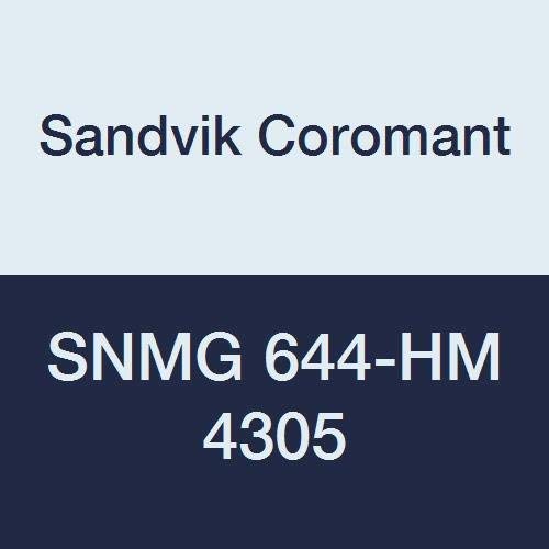 A Sandvik Coromant, SNMG 644-HM 4305, T-Max P Helyezzen be Fordult, Keményfém, Négyzet, Semleges Vágott, 4305 Osztály,
