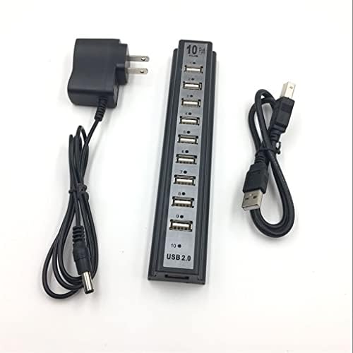 WYFDP Műanyag Splitter Elosztó Mobiltelefon Töltő Kábel Adapter Charger10 Port Billentyűzet, U-Lemez Egér USB 2.0 (Színe
