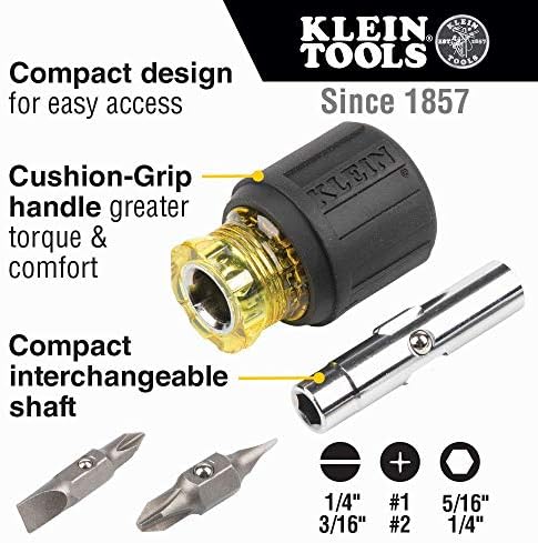 Klein Eszközök K12035 Klein-Kurve Drótvágó & 80045 Csavarhúzó, valamint Dió Vezető Eszköz, Készlet, magában Foglalja