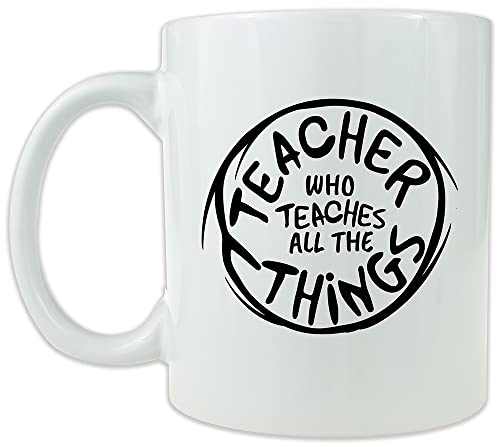 A tanár, Aki Tanítja A Dolgokat - Kerámia Bögre - Remek Ajándék Tanárok, Pedagógusok, vagy a Professzorok Tanári Szoba